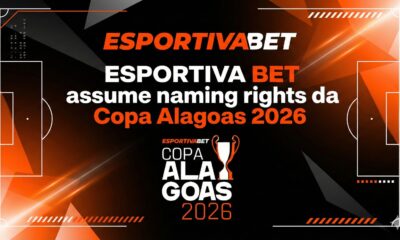 A Esportiva Bet acaba de firmar uma parceria histórica com o futebol alagoano. Além disso, conquistou os naming rights do campeonato, que agora se chama Copa Alagoas EsportivaBet 2026.