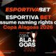 A Esportiva Bet acaba de firmar uma parceria histórica com o futebol alagoano. Além disso, conquistou os naming rights do campeonato, que agora se chama Copa Alagoas EsportivaBet 2026.