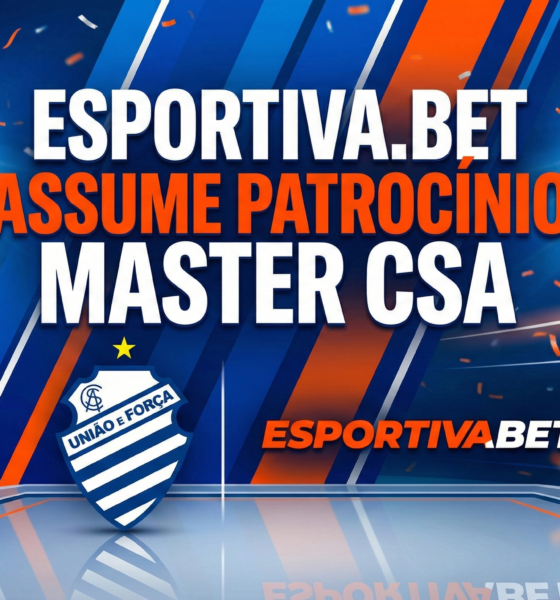 CSA oficializou a Esportiva.bet como patrocinador master em 2026