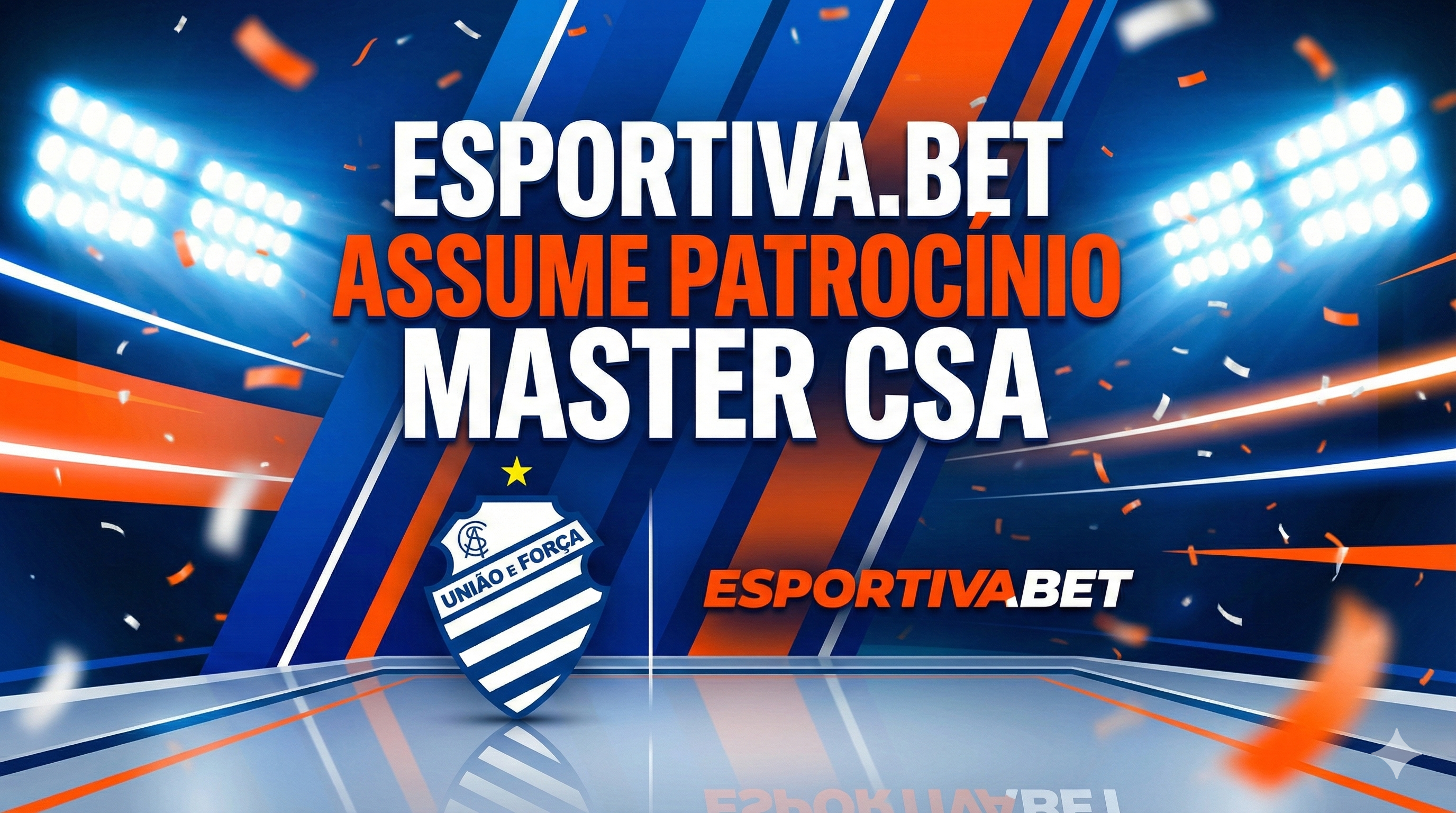 CSA oficializou a Esportiva.bet como patrocinador master em 2026